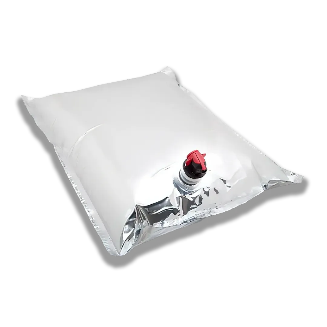 Csapos bag-in-box utántöltő tasak, doboz nélkül